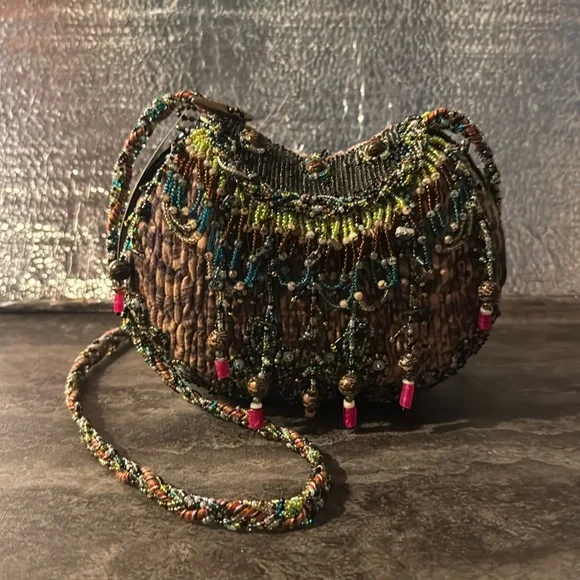 Mary Frances Beaded Handbag, Beaded Women's Bag. - Picture 1 of 13